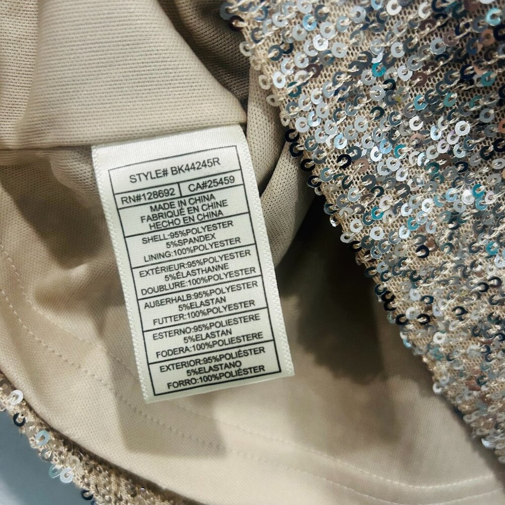 STEVE MADDEN Women's Spaghetti Strap Sequin Tank Top - Picture 4 of 4
